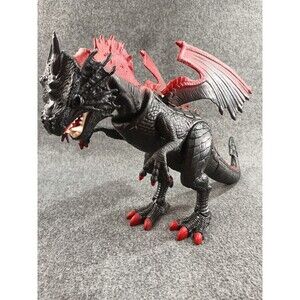 Dragon-I Toys Dongguan-Guangdong Black Dragon Roaring Walking Red Eyes Tested